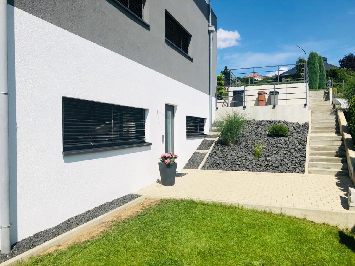 Moderne Ferienwohnung Mit Terrasse Und Garten Verwaltungsgemeinschaft Haldenwang Exterior foto