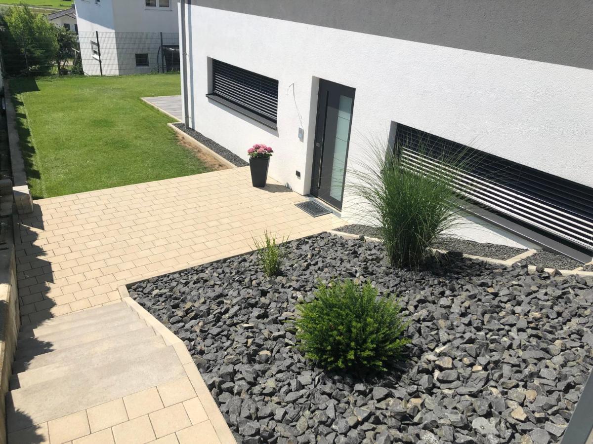 Moderne Ferienwohnung Mit Terrasse Und Garten Verwaltungsgemeinschaft Haldenwang Exterior foto